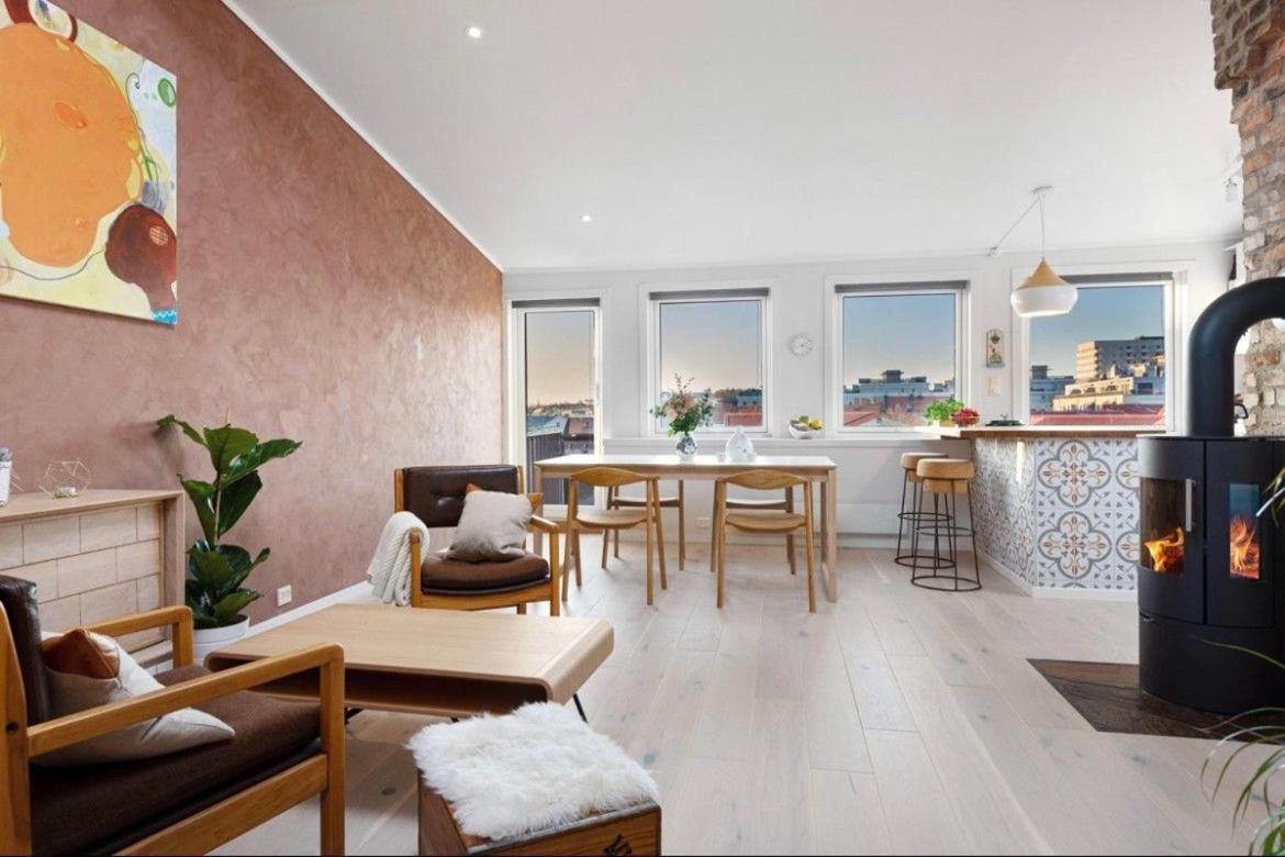 Penthouse In Oslo'S Hippest District Gruenerlokka公寓 外观 照片